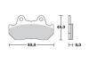 TRW Lucas Scheibenbremsbelag Satz MCB 544 