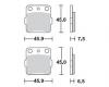 TRW Lucas Scheibenbremsbelag Satz MCB 583 LF 