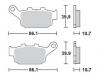 TRW Lucas Scheibenbremsbelag Satz MCB 585 LF 