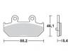 TRW Lucas Scheibenbremsbelag Satz MCB 751 LF 