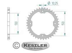 KETTENRAD ALU f�r Barossa SMC Kreidler, Z-38 